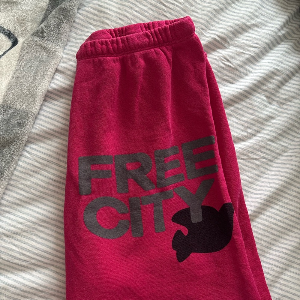 Free City Hot Pink Sweatpants